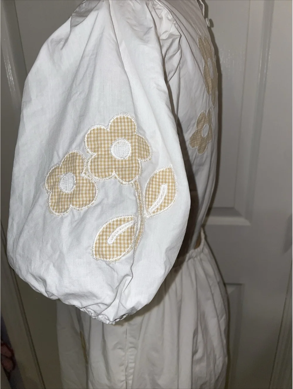 Madewell White Floral Annamarie Cutout Casual Dress Size 2